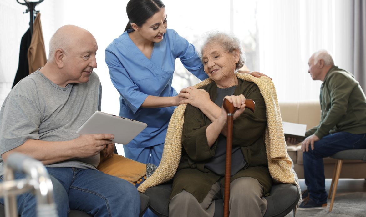 Seniors at Silver Bridges Assisted Living in Humble Texas participating in group activities.